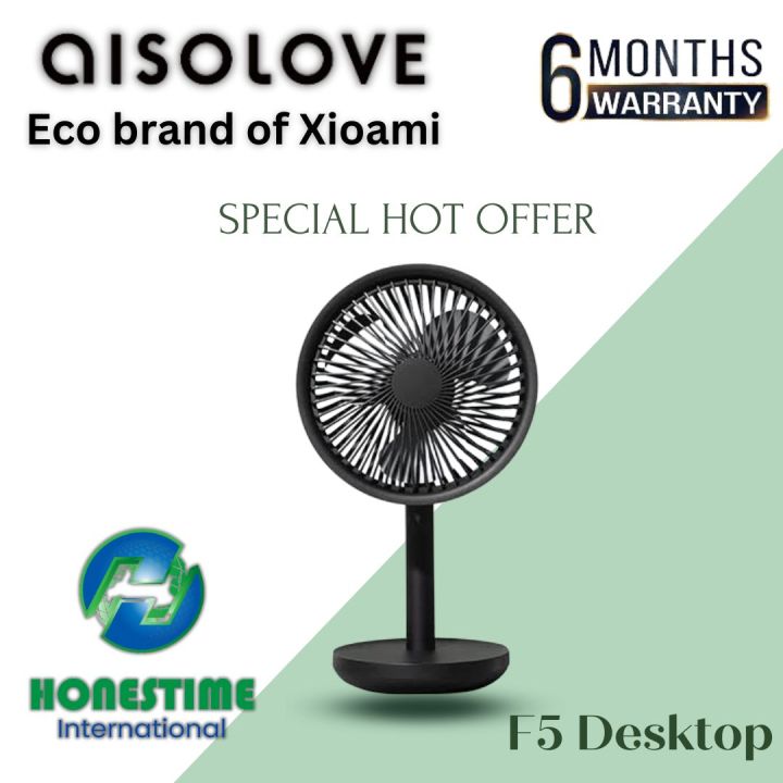 Xiaomi Eco chain Top selling  SOLOVE F5 5W USB by  Mini Mute Desktop Stand Fan  solove f5 5w usb