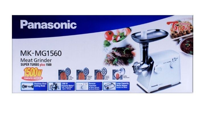 Panasonic Super Turbo Plus Electric Meat Grinder
Best Panasonic Meat Grinder on Daraz
Top-rated Electric Meat Grinder by Panasonic
made in malaysia