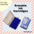 erasable ink cartridges for erasable fountain ink pen 10 cartridges in 1 box for chren and other erasable pens. 