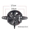 Oil Cooler Engine Radiator Electric Cooling Fan Fit for 150cc 200cc 250cc Chinese ATV Quad Go Kart Motorcycle. 