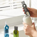 1 PCs multi-function Cup Brush 3 in one cup lid milk cleaning machine Cup Water Bottle Cup brush gap nipple cap brush cleaning. 
