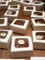 Single brownie piece/ donut boxes (pack of 15). 