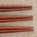Spoon Fork Chopsticks Portable Tableware Wooden Cutlery Sets Travel Dinnerware Suit Environmental with Cloth Pack.