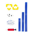 Portable Micro Soccer Goal Set, Complete Outdoor Beach Training Equipment with Net Pump Ball, Lightweight Indoor Kids Sports Toy.