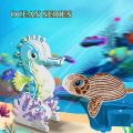 Children's Cartoon Dinosaurs 3D Three-dimensional Puzzle Toys DIY Puzzle Creative Paper Animal Model Assembly  baby toys. 