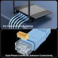 Cat 6e/Cat6 Ethernet Cable High Speed with Network Patch Cords, LAN Cable Clips with Rj45 Connector for Router Modem.