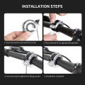 TOSUOD Bicycle Bell Waterproof Lightweight Mini Bike Bell Clear And Loud 90db Polyoxymethylene + Aluminum Material Cycling Bell. 