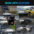 New 28LEDs 72W Work Light Bar Flood Lamp Driving Offroad LED Work Car Fog Light For ATV Ford Toyota SUV 4WD Led Beams 12V 24V. 