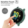 Case+Glass For Samsung Galaxy Watch Active 2 44mm 40mm Cover Bumper Accessories Protector Full Coverage Matte Screen Protection. 