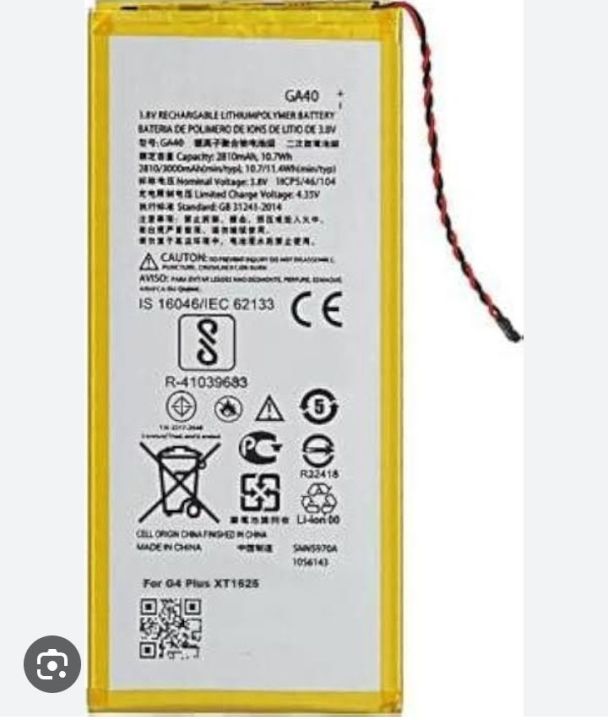 GA40 ORIGINAL BATTERY FOR MOTO G4 PLUS BRAND NEW BATTERY  MOTOROLA G4 PLUS WITH 3000MAH CAPACITY