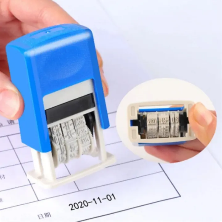 Reusable Practical DIY Hand Account Date Stamps ABS Adjustable ...