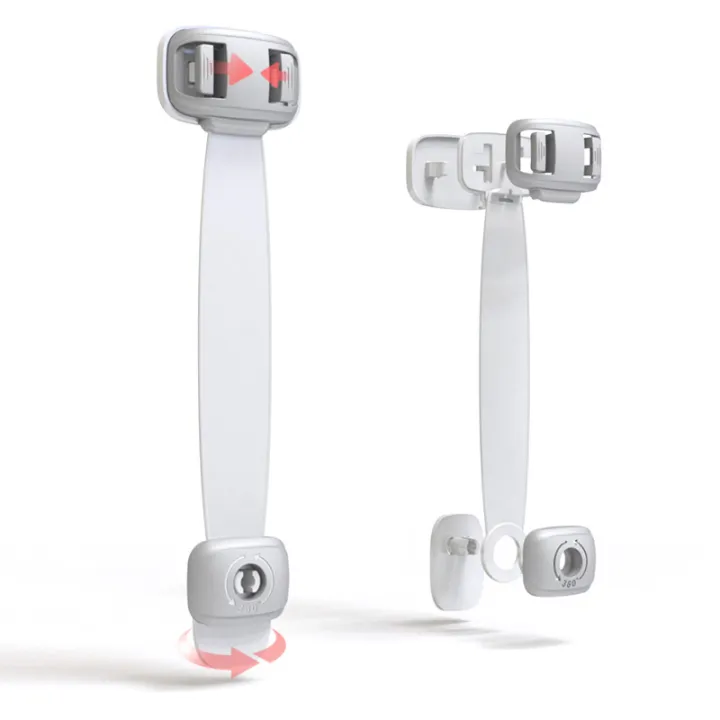 1/4%20PCS%20Baby%20Safety%20Drawer%20Door%20Lock%20Multi-Function%20Child%20Protection%20Anti-Pinch%20Cabinet%20Refrigerator%20Safety%20Buckle%20Plastic%20-%20Image%206