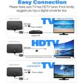 High Gain HDTV DTV Box DTV Antenna Booster Active Indoor Antenna Flat Design. 