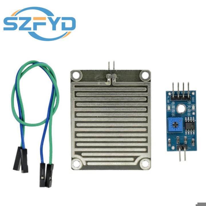 1/5/10PCS 3.3-5V Rain Raindrops Sensitive Detection Sensor Module ...