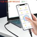 USB3.2 Gen2 10Gbps Cable USB 3.0/3.1/3.2 Cable USB A to USB Type C Data Transfer SSD Hard Disk Cable 3A 60W QC 3.0.