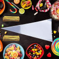 25/50pcs Plastic Cone Bags with Twist Ties for Popcorn Treat Candy Goodie Gifts and Party Favors Packaging. 