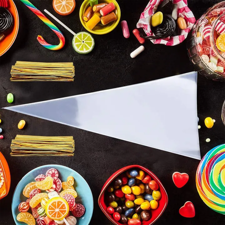 25/50pcs%20Plastic%20Cone%20Bags%20with%20Twist%20Ties%20for%20Popcorn%20Treat%20Candy%20Goodie%20Gifts%20and%20Party%20Favors%20Packaging%20-%20Image%205