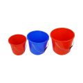 5LTR  Buckets 3pcs set Nippon No.1 Quality Plastic Bucket . 