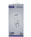 Ronin R-615 Efficient Charger with Android OR ( Type.C ) & Iphone  Cable, 2.4 Amp Fast Charging. 