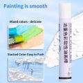 Soft Oil Pastels Set 6/18PCS White Color Artist Professional Painting Oil Pastel Stick for Painting Drawing Graffiti Art Crayons.