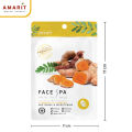 Amarit Fresh Fruit Mask Tamarind & Turmeric Brightens the Face |   1 Box Contains 10 Packets.. 