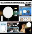 Professional LED Studio Fill Light + 7 feet metal stand | Photography and videography | LEDlight with three different color mode(PF-26) with free remote controller. 