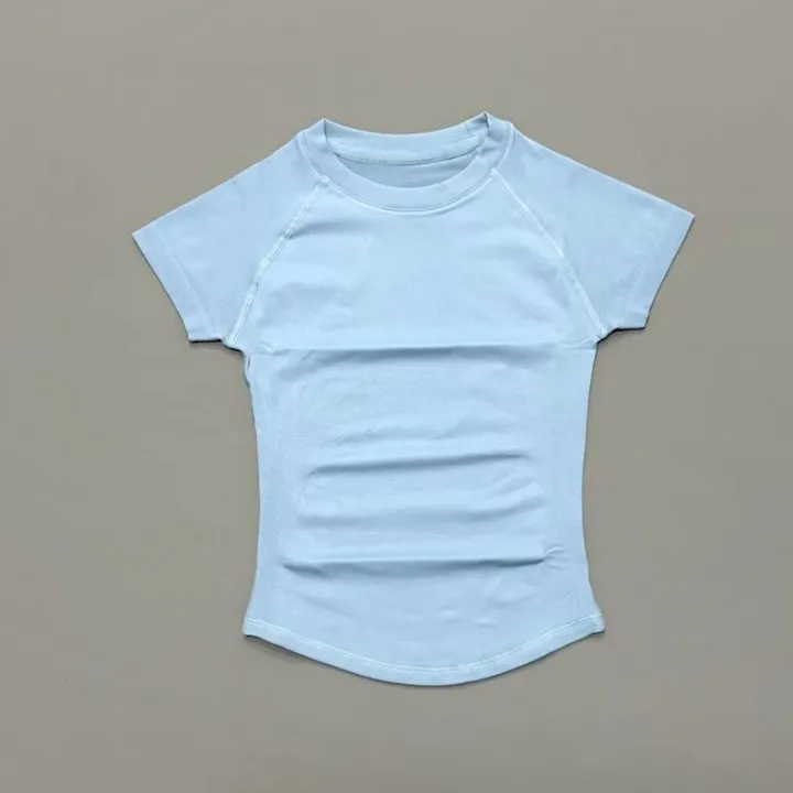 HISTELLO%20Impact%20Short%20Sleeve%20Yoga%20Tops%20Seamless%20Women%20Slim%20Fit%20High%20Stretch%20Gym%20Fitness%20Running%20Workout%20Sports%20T%20Shirt%20-%20Image%206