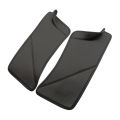 Rear Door Sill Pad for Tesla Model Y Anti Kick Dirt Threshold Strip PU Leather Protective Cover Car Inner Hidden Pads 2021-2024.