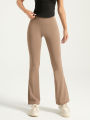 Women's High Waisted Bootcut Yoga Pants - Flared Leggings for Workout and Casual Wear - Comfortable and Stylish Activewear.