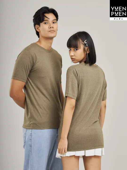 Yuenpuen%20olive%20green%20round%20neck%20t-shirt%20no%20stretch%20no%20need%20to%20iron%20T-shirt%20solid%20color%20tshirt%20women%20T-shirt%20men%20soft%20T-shirts%20-%20Image%202