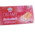CREAMY SWISS ROLL CAKE 10 WALA WITH STRAWBERRY FLAVOR 1×15 PIECES. 