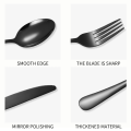 30-piece stainless steel western tableware set cross-border selling 6 people with high-grade silver steak knife and fork set..