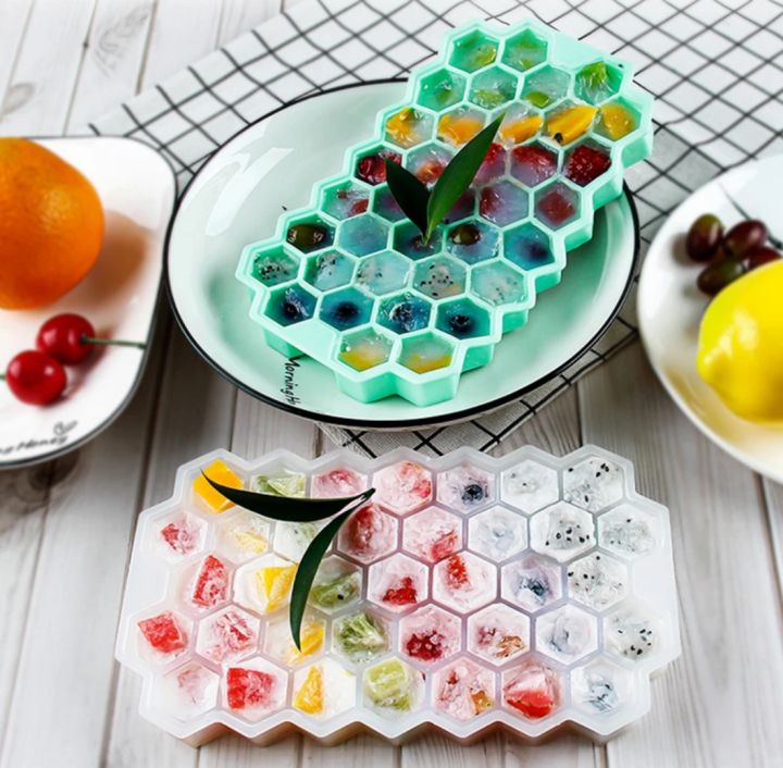 37%20Cavity%20Creative%20Honeycomb%20Ice%20Cube%20Tray%20Reusable%20Silicone%20Ice%20Mold%20Ice%20cube%20Maker%20BPA%20Free%20Ice%20Mould%20with%20Removable%20Lids%20-%20Image%203