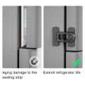 4pcs Easy-to-Install Refrigerator and Freezer Door Locks No Tools or Drilling Required Suitable for Refrigerators Cabinets. 
