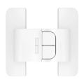 Refrigerator Locks Refrigerator Child Lock Self-Adhesive Fridge Closer Fixed Buckle for Glass Metal Protection Kids Adults Home. 
