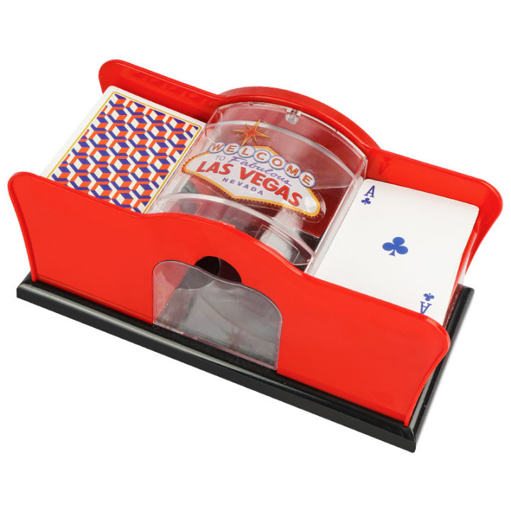 Red/Black%20Manual%20Card%20Shuffler%202%20Deck%20with%20Hand%20Crank,%20Card%20Shuffler%20for%20Blackjack,%20UNO,%20Poker,%20Playing%20Card%20Dealer%20Machine%20-%20Image%204
