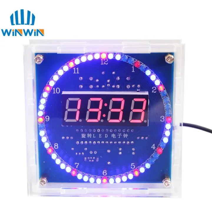DIY%20Rotating%20Digital%20LED%20Display%20Module%20Alarm%20Electronic%20Digital%20Clock%20Kit%2051%20SCM%20Learning%20Board%205V%20DS1302%20-%20Image%206