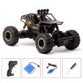 Off-Road Rock Crawler RC Monster Truck 1:16 Scale – 2.4GHz Remote Control Alloy Body Climbing Car with Rechargeable Battery, Shockproof Suspension, High-Speed 20km/h, Indoor Outdoor Crawler Toy Vehicle for Boys Girls Kids Adults. 