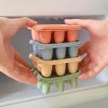 2pcs/1pc Mini-Baby Silicone Food Tray with Cover for Fruit Feeder, Teething and Feeding Tray, Breast Milk and Food Freezer Mold. 
