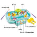 Go Fishing Game Board Play Set Fishing Toy Electric Water Circulation with Music Light Educational Toy for Kids. 