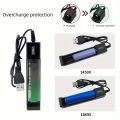 18650 Charger Charging 3.7V Li-ion Battery Charger USB Universal Smart 1 Slot Charger Lithium Batteries Charging Adapter. 