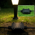 IP68 Waterproof Junction Box 2/3 Way Outdoor Cable Connector, Electrical Box with Wire Connectors for Garden Landscape Lighting. 