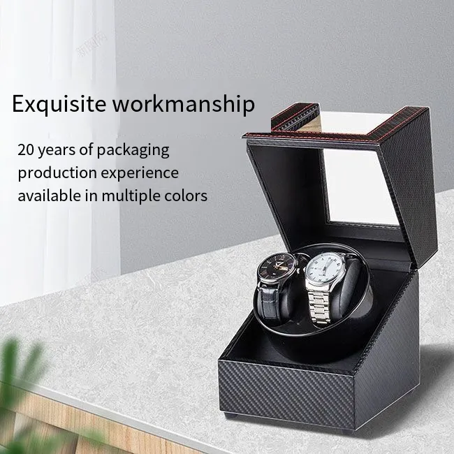 Automatic Watch Boxes Double 2+0 Watch Winder for Automatic Watches Box USB Charging Watch ...