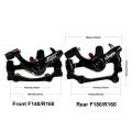 1Pair Bike Mechanical Disc Brake,Universal Front and Rear Mechanical Disc Brake Calipers for Mountain Bikes,Folding Bikes,Road. 