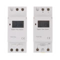 1pc Electronic Weekly 7 Days Programmable Digital Timer Switch Relay Control 220V 230V 8A 10A 16A Din Rail THC15A. 