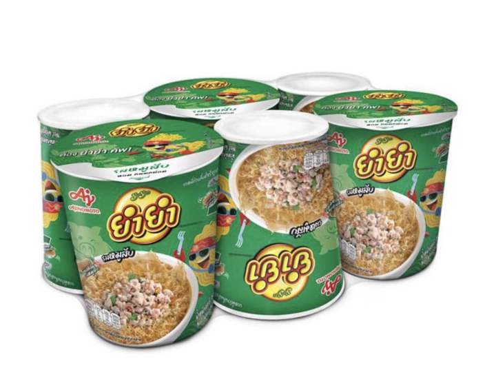 Yum Yum Cup pork Flavour instant noodles 60g x 6 PCs | Shop.com.mm