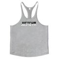 Mens Fitness Casual Y-back Sleeveless T-Shirts Gym Bodybuilding Sport Training Muscle Vests Summer Cotton Absorb Sweat Tank Tops.