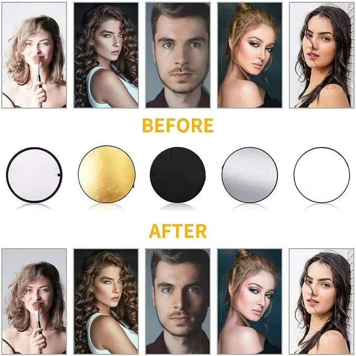 60cm%2080cm%20110cm%20Portable%20Outdoor%205%20in%201%20Photo%20Studio%20Light%20Diffuser%20Photography%20Reflector%20Collapsible%20-%20Image%204