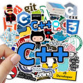 50pcs Programming Stickers Geek Python Java Internet php Docker Html Bitcoin Vinyl Decals Laptop Phone Sticker for Kids Toy Gift. 