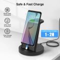 3 in 1 30W Fast Wireless Charger For Samsung Galaxy S23 S22 Ultra Watch 6/5/4 5 Pro Active 1 2 Buds 2 Pro/Pro Charging Station. 